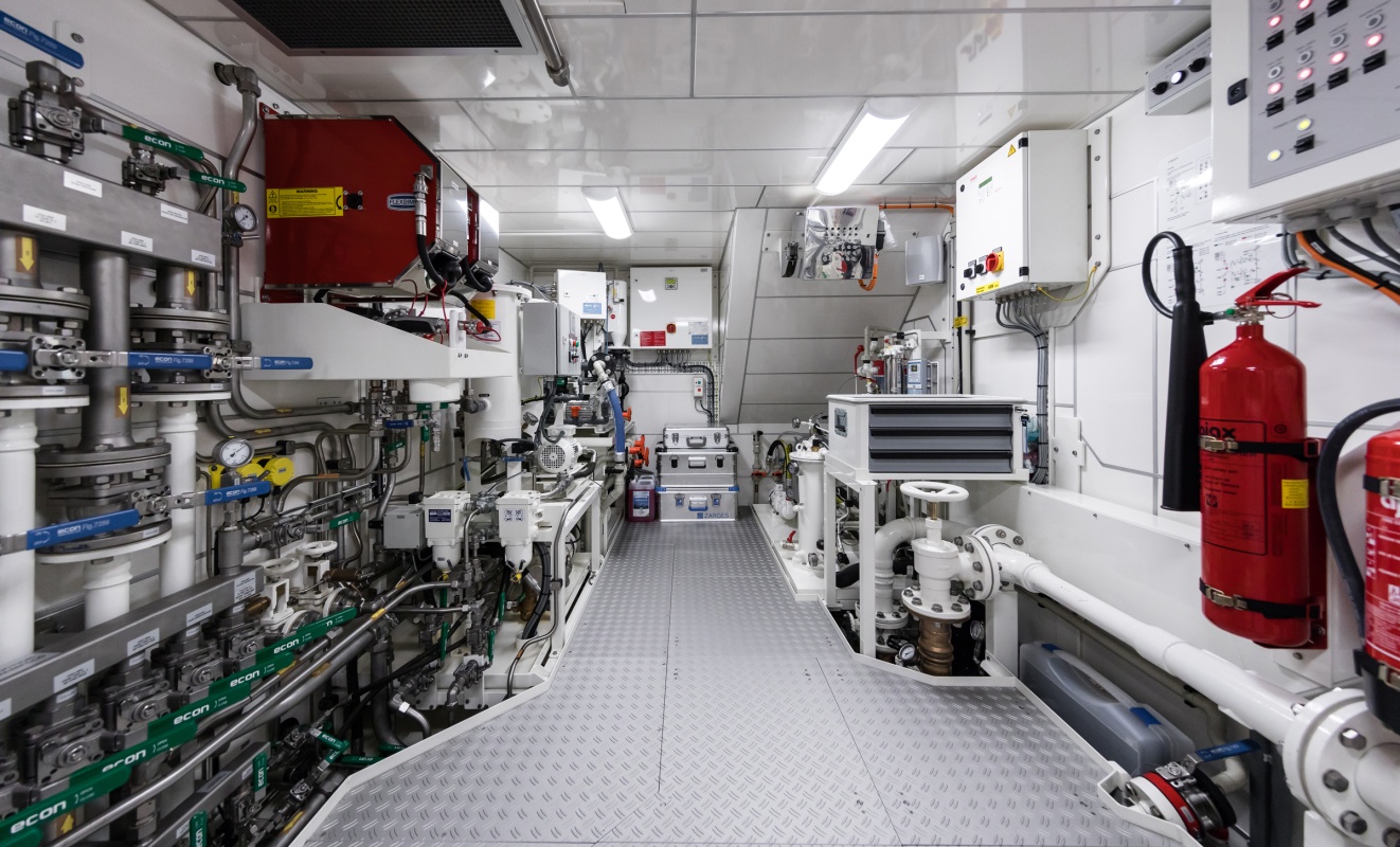 Every yacht's beating heart